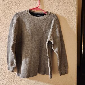 Boys xsm 4-5 grey long sleeve shirt